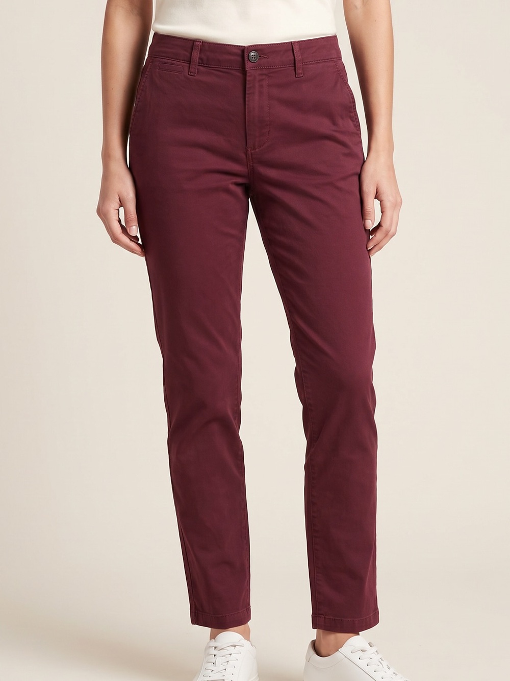GAP Men's Burgundy Chino Pants